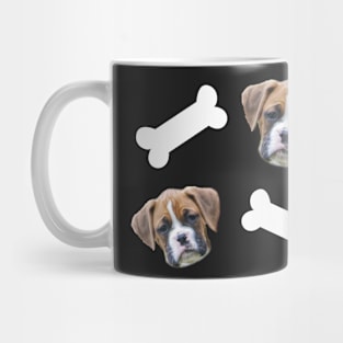 Cute Flashy Fawn Boxer Puppy Gifts Mug